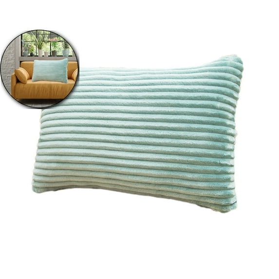 Flannel Pillow Cover, Soft Cushion Case, Comfortable Bed Pillow Sham for Home Bedroom Sleep Decor