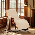 thumbnail image 1 of Flannel Recliner Pad for Chair Seat and Backrest Cushion Set | Warm Soft Thickened Cover for Home Office Nap | Rocking Chair Cushion with Full Coverage Non-Slip Design, 1 of 6
