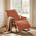 thumbnail image 1 of Flannel Recliner Pad for Chair Seat and Backrest Cushion Set | Warm Soft Thickened Cover for Home Office Nap | Rocking Chair Cushion with Full Coverage Non-Slip Design, 1 of 6