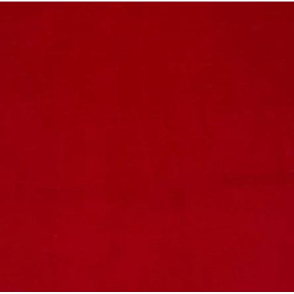 Flannel Red Solid Double Napped Festive Flannel Fabric by the Yard (OF-0004-RED)