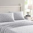 thumbnail image 1 of - Flannel Sheets Queen Size, Anti-Pilling & Wrinkle Resistant Cotton, Touchably Soft for All-Season Comfort - Bed Sheets with Matching Pillowcases & Fitted Sheet (Le Fleur Pink), 1 of 13