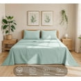 thumbnail image 1 of Flannel Sheets Queen Size - Velvety Soft & Comfortable -  Cotton Brushed Bed Sheet Set - Deep Pockets 16 Inches - Breathable, Warm & Cozy -4 Pcs- Mint, 1 of 8