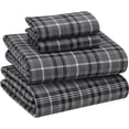 thumbnail image 1 of Flannel Sheets Twin Size - 100% Cotton Double Brushed Twin Sheets Set, Deep Pockets 16 Inches, All Seasons Breathable & Extra Soft Bed Sheets, Warm & Cozy, 3 Piece, Dry Winter, 1 of 9