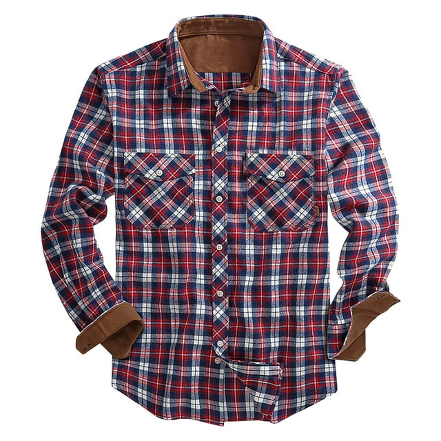 Flannel Shirt Jacket for Men Big and Tall,Men's Flannel Shirt Plaid