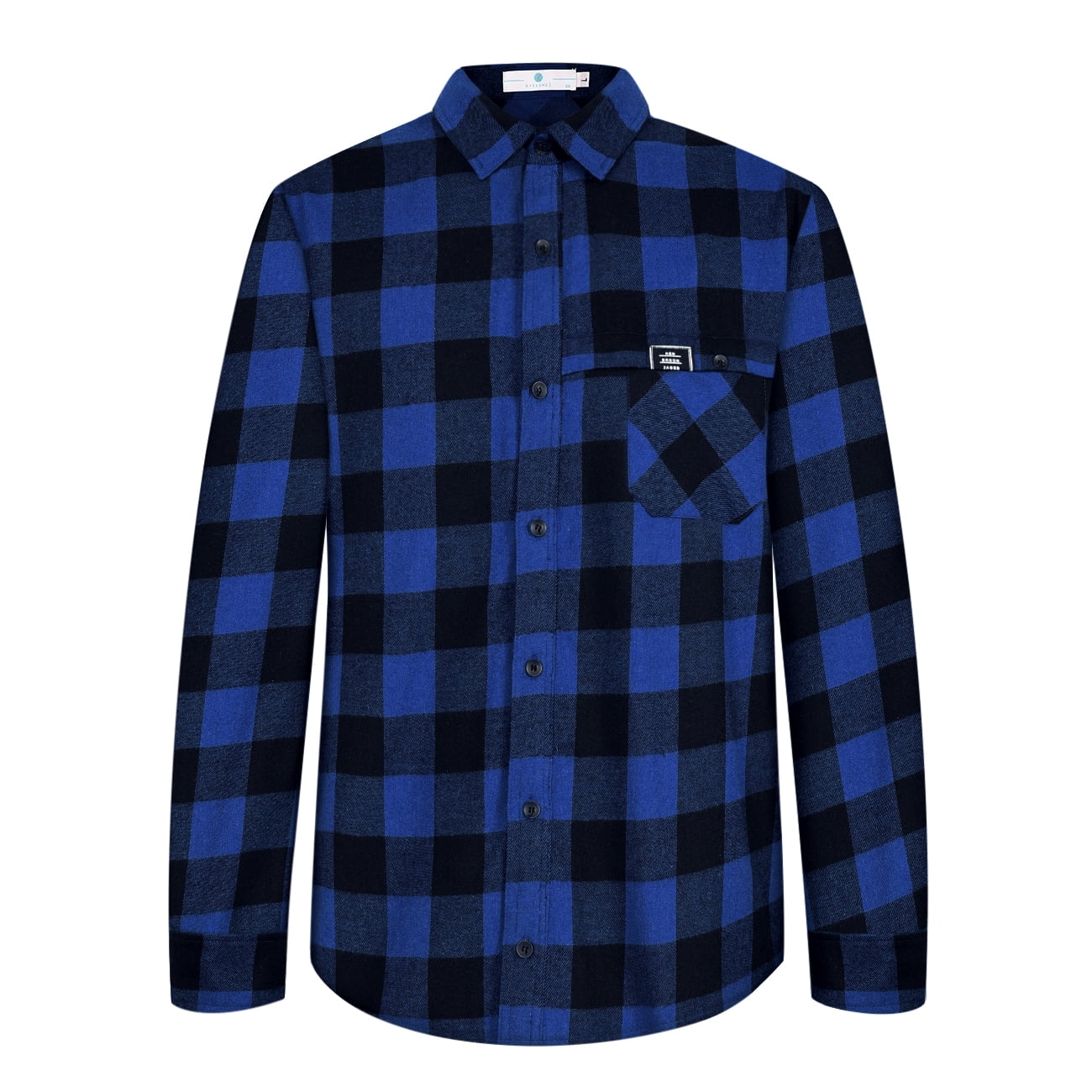 Flannel Shirt for Men Casual Button-Down Shirts Regular Fit Long Sleeve ...