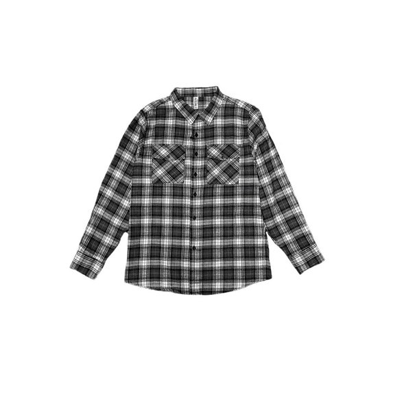 Flannel Shirts for Men, Long Sleeve Button Down Shirt Lightweight Plaid Brushed Casual
