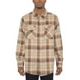 thumbnail image 1 of Flannel Shirts for Men, Long Sleeve Button Down Shirt Lightweight Plaid Brushed Casual, 1 of 4