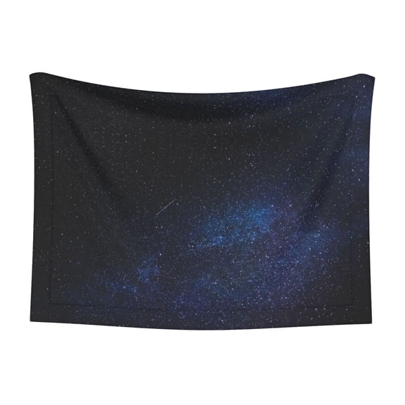 Flannel Throw Dog Blanket Black Starry Sky Soft Warm Print Pet Blankets for Small Dog Cat Puppy