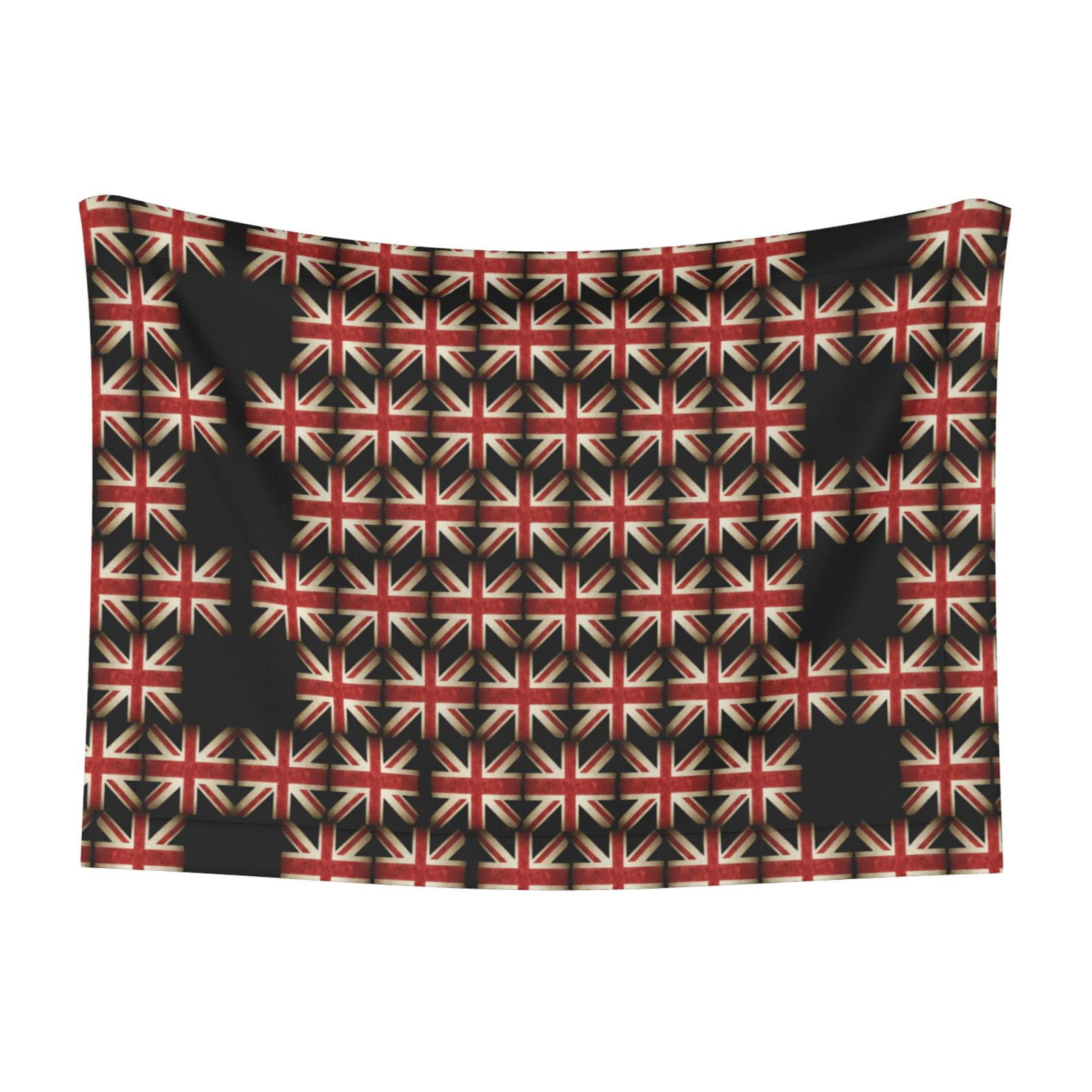Flannel Throw Dog Blanket British Flag Pattern Soft Warm Print Pet Blankets for Small Dog Cat Puppy
