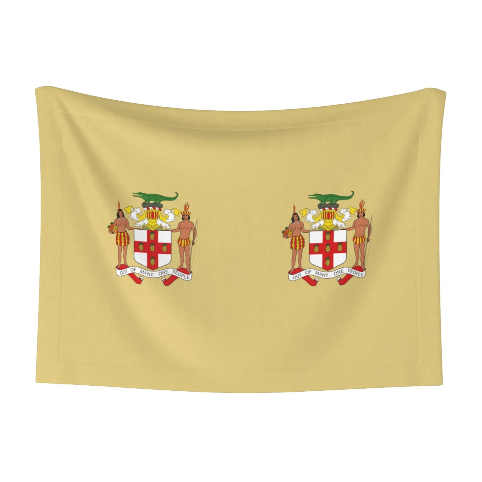 Flannel Throw Dog Blanket Coat Of Arms Of Jamaica Soft Warm Print Pet Blankets for Small Dog Cat Puppy