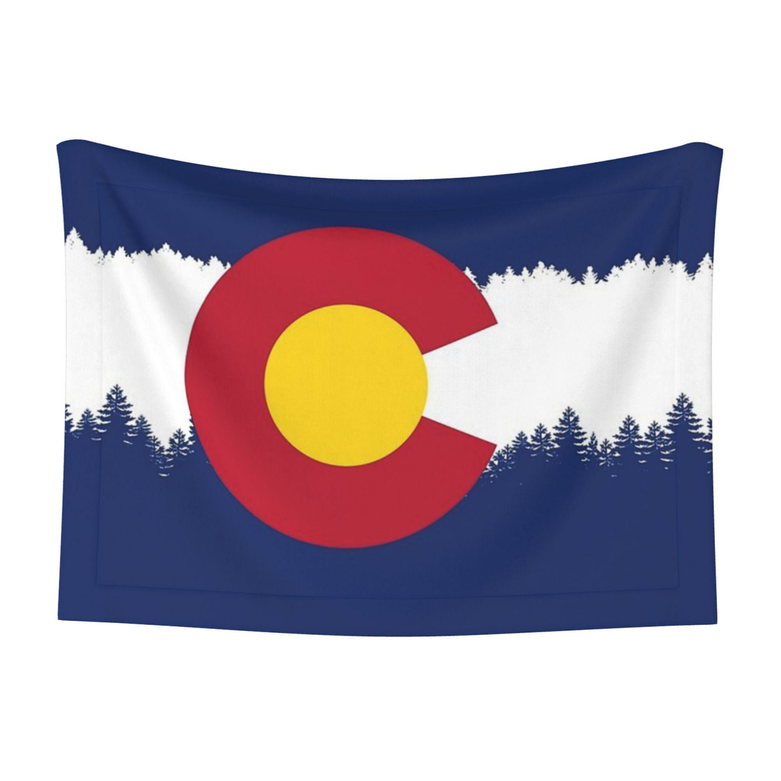 Flannel Throw Dog Blanket Colorado Flag Soft Warm Print Pet Blankets for Small Dog Cat Puppy
