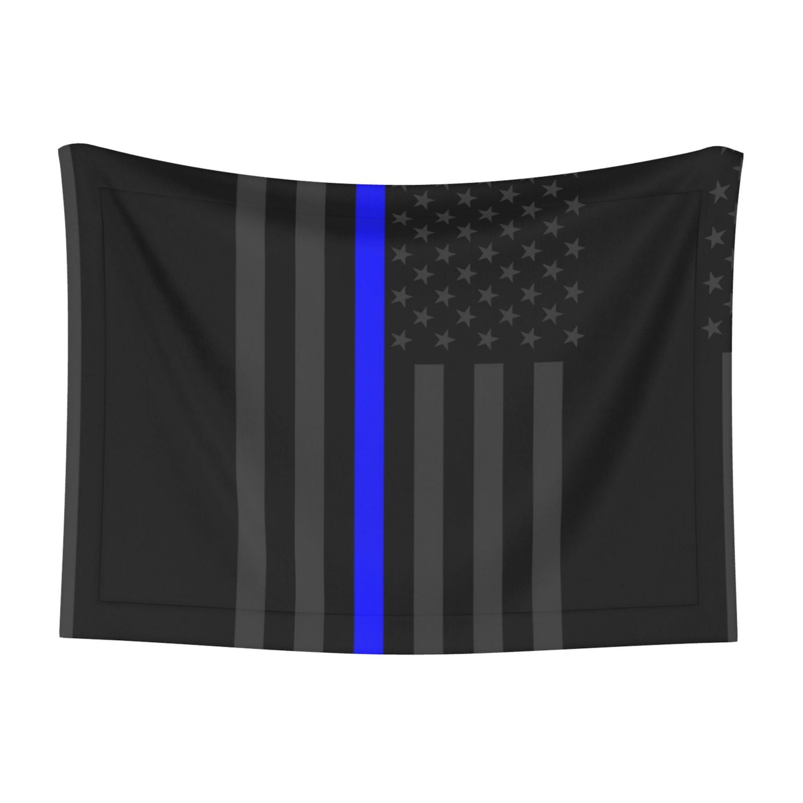 Flannel Throw Dog Blanket Group Of Thin Blue Line Flag Soft Warm Print Pet Blankets for Small Dog Cat Puppy