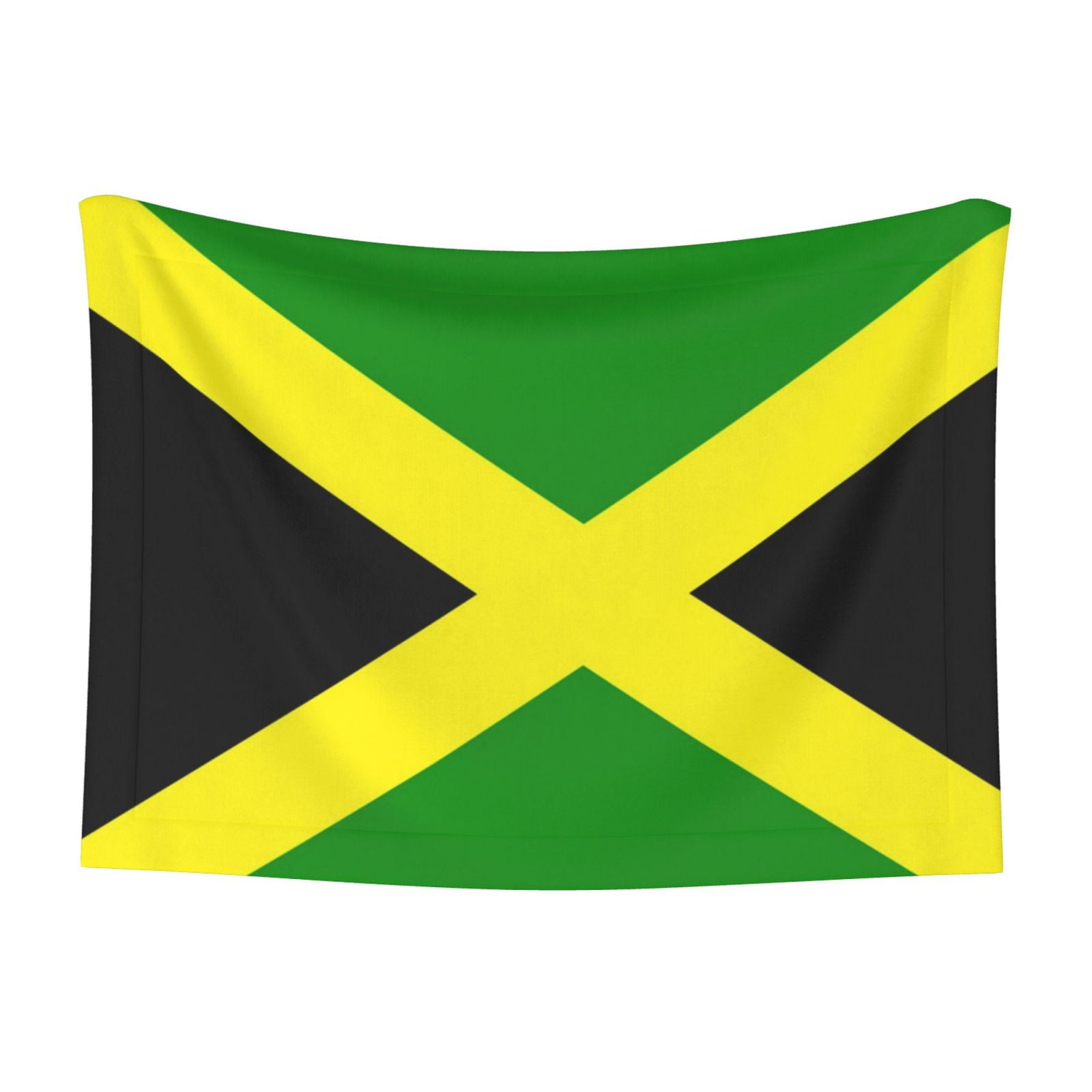 Flannel Throw Dog Blanket Jamaican Flag Pattern Soft Warm Print Pet Blankets for Small Dog Cat Puppy