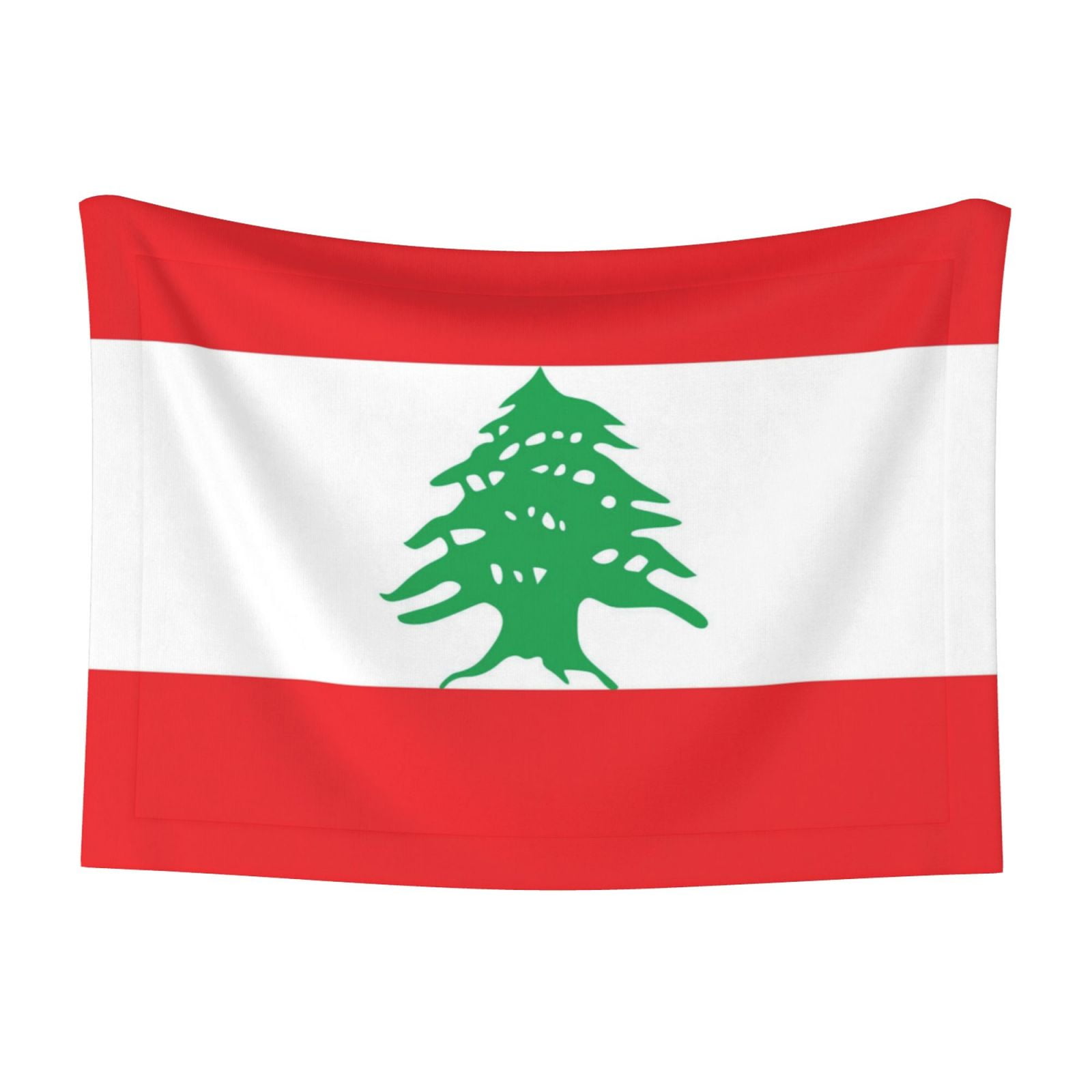 Flannel Throw Dog Blanket Lebanese Flag Soft Warm Print Pet Blankets for Small Dog Cat Puppy