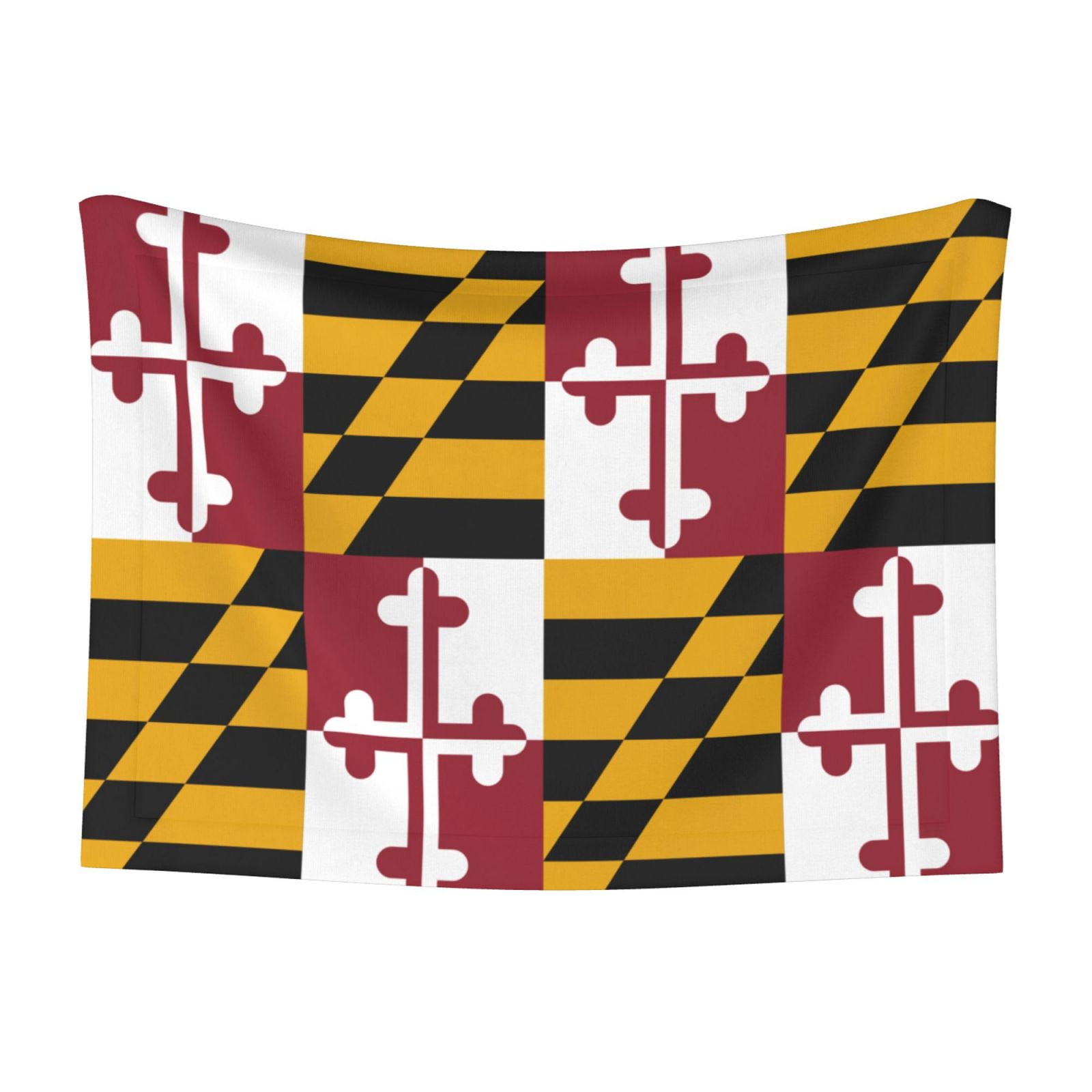 Flannel Throw Dog Blanket Maryland Flag Soft Warm Print Pet Blankets for Small Dog Cat Puppy