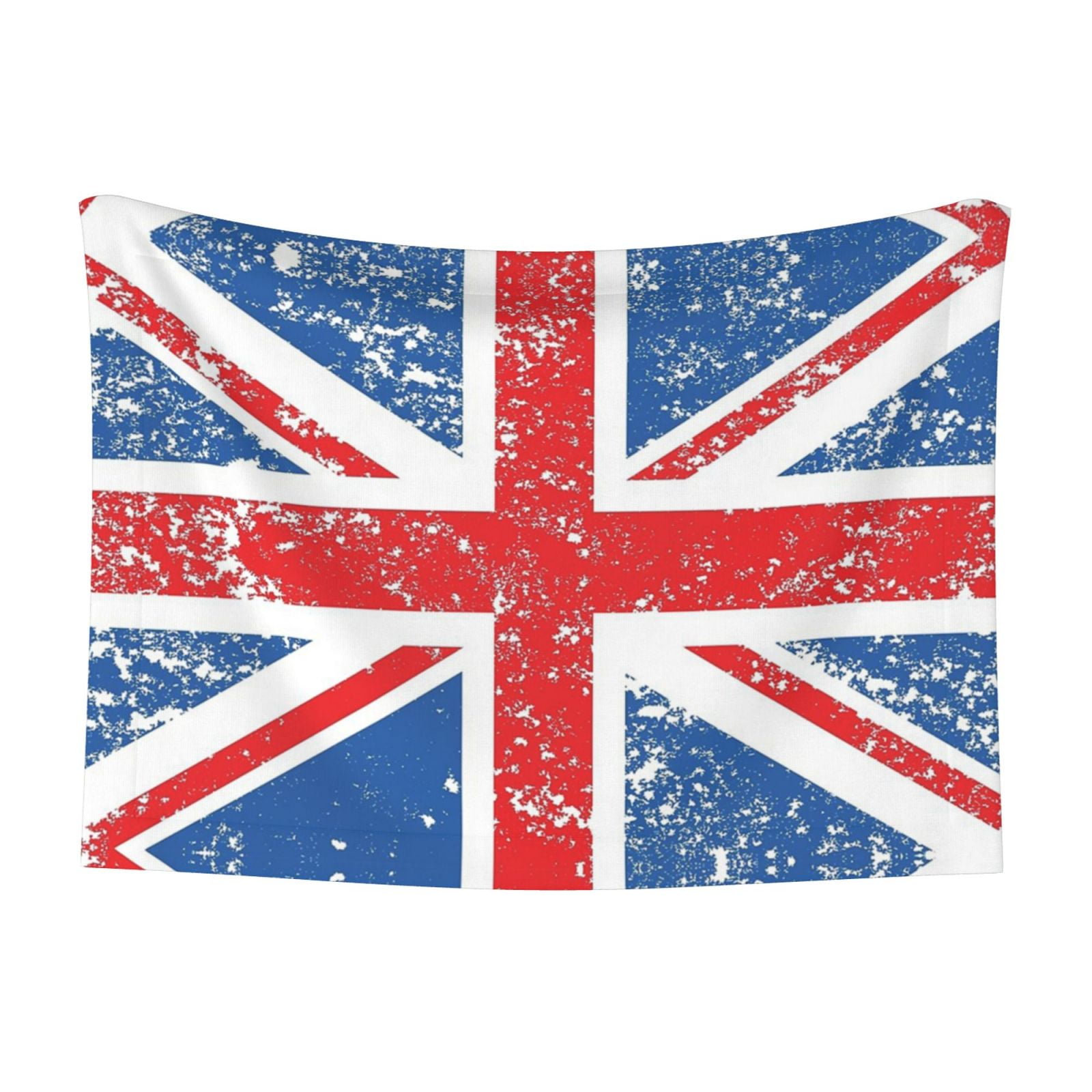 Flannel Throw Dog Blanket Retro Union-Jack Flag Soft Warm Print Pet Blankets for Small Dog Cat Puppy
