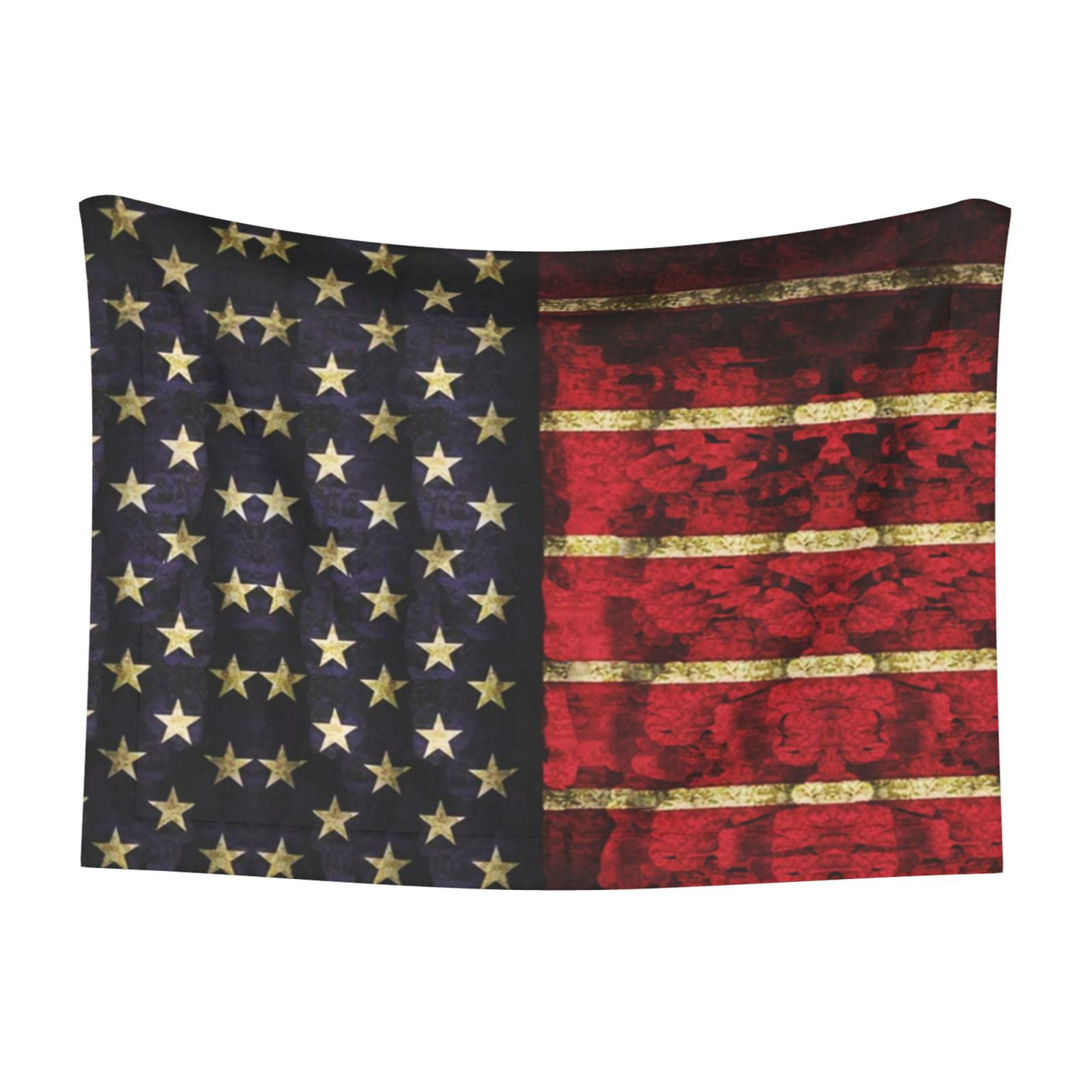 Flannel Throw Dog Blanket Us Flag Soft Warm Print Pet Blankets for Small Dog Cat Puppy