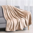 thumbnail image 1 of Flannel Throw Plush Cozy Super Soft Bed Blanket: All Sizes Available, 1 of 4