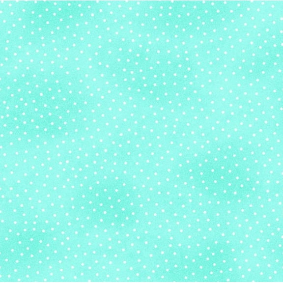 Flannel Tonal Small Dots Polka Dots White on Teal Marbled Mottled-Look AE Nathan Comfy Prints Cotton Flannel Fabric By the Yard (9527-11)