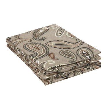 Flannel Vintage Paisley Pillowcase Set, King, Ivory