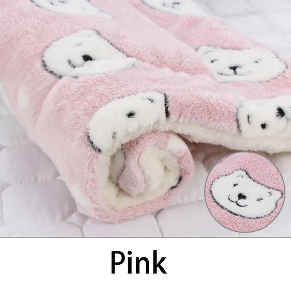Flannel pet sleeping mat dog bed cat litter puppy bed dog sofa lovely mattress cushion for small large dog blanket pet supplies