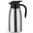 thumbnail image 1 of Flantor 2L Thermal Coffee Carafe Insulated Stainless Steel Double Wall Vacuum Thermos Thermal Flask Coffee Dispenser Keeping Coffee Water and Tea Hot 12 Hours Cold 24 Hours, 1 of 7