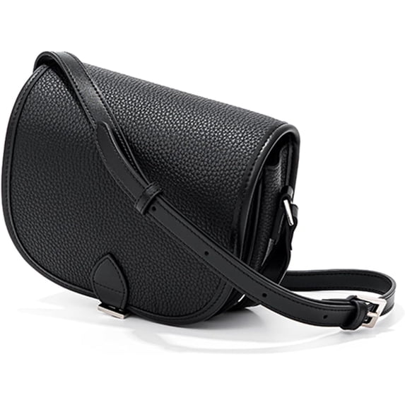 Flap Classic Crossbodys for Women Genuine Leather Simple Shoulder Bags Small Saddle Handbags and Purses