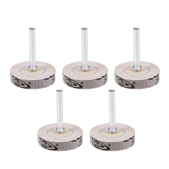 Flap Wheel 40mm x 10mm 240 Grit Abrasive Grinding Head with 1/4" Arbor 5pcs
