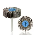 thumbnail image 1 of Flap Wheel Set For Dremel Rotary Tool Die Grinder Sanding Paint Rust 1/8" Shank, 1 of 5