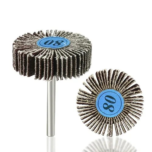 Flap Wheel Set For Dremel Rotary Tool Die Grinder Sanding Paint Rust 1/8" Shank