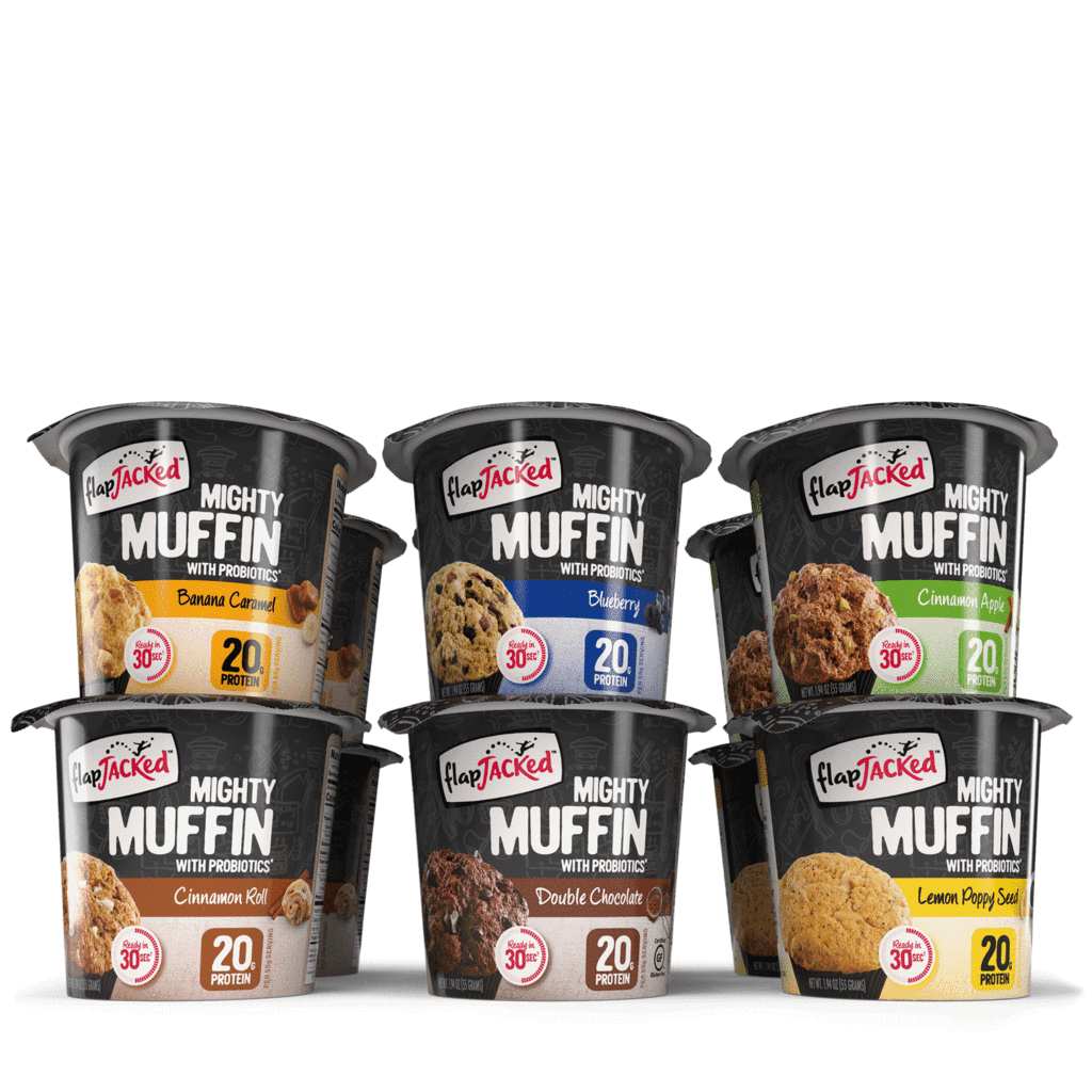 FlapJacked Mighty Muffin Power Breakfast Variety Pack, 12 Pack