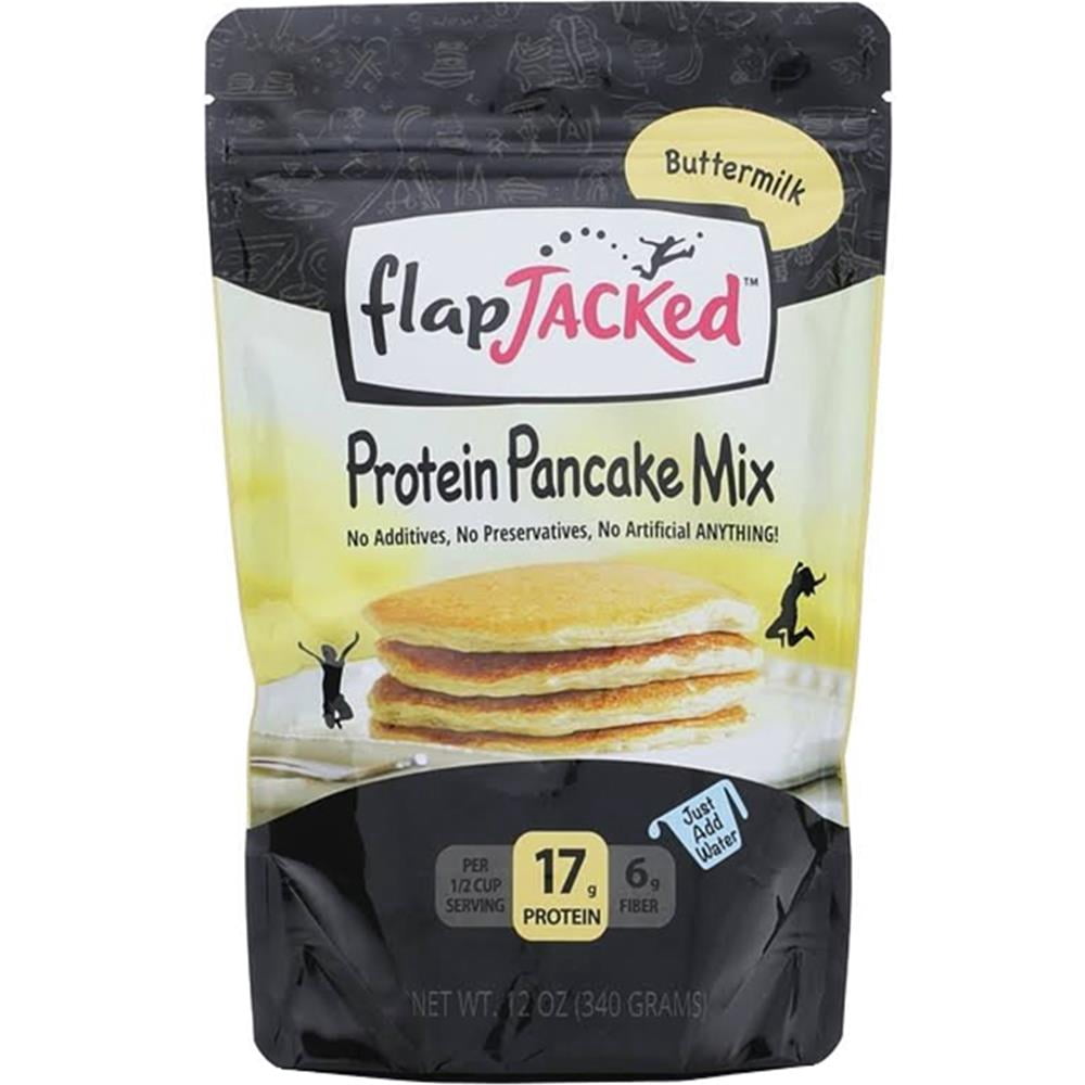 FlapJacked Protein Pancake Mix, Buttermilk, 12 0z