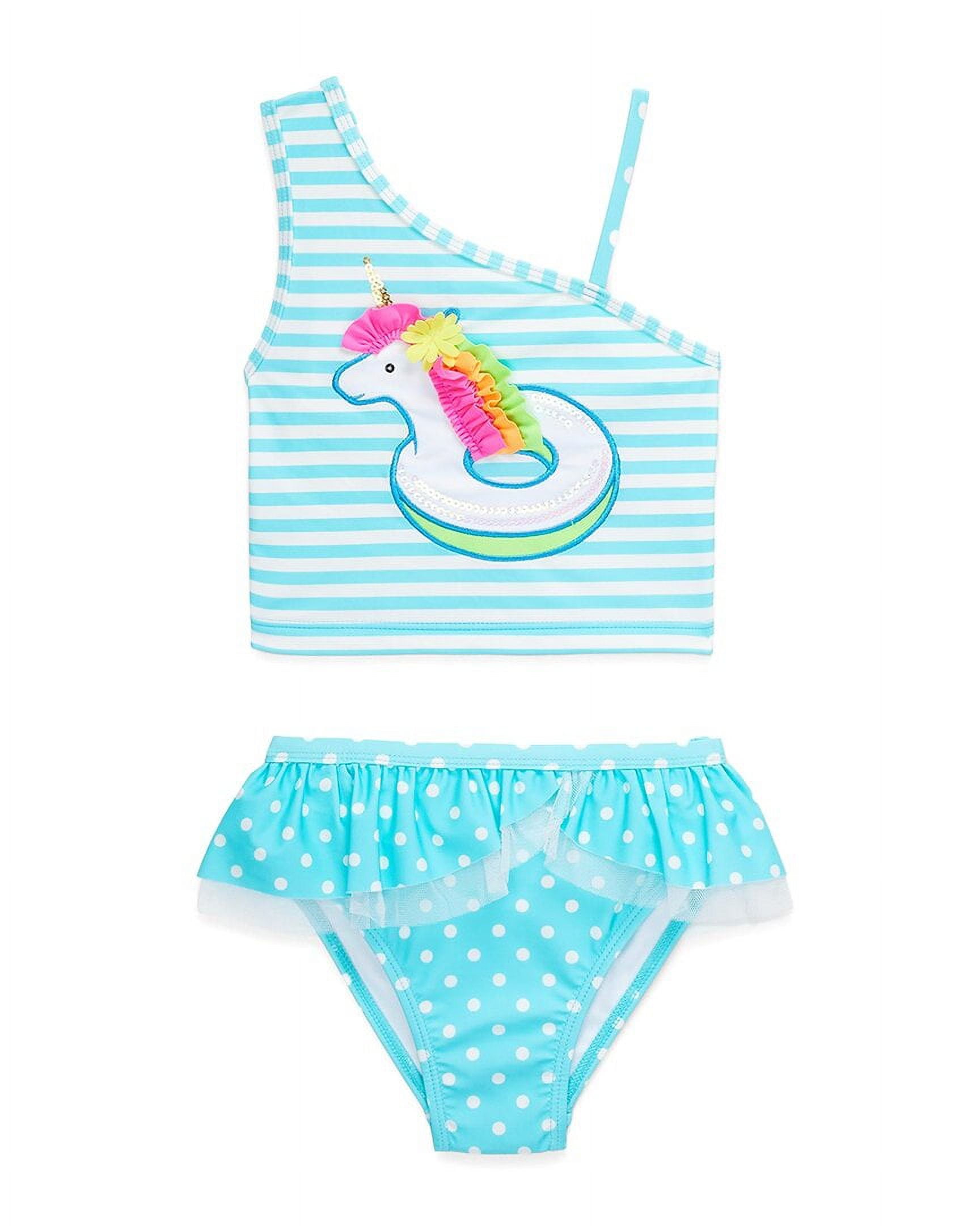 Flapdoodles girls Floaty 2pc Swimsuit G4 Walmart
