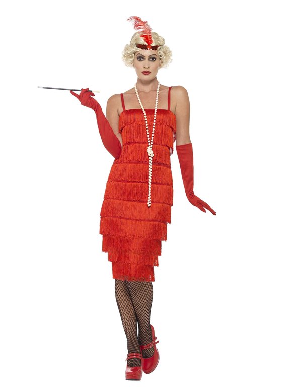 Flapper Adult Costume Red - Large