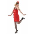 thumbnail image 1 of Red Tiered Flapper Dress Women's Costume One Size, 1 of 3