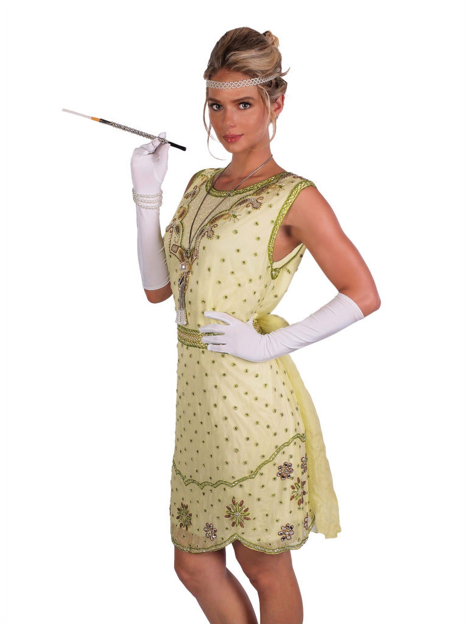 Flapper Dress with Full Lining, Light Green - 3XL - Walmart.com