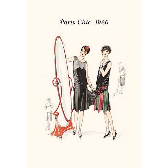 Flapper Fancy Fine art canvas print (20" x 30")