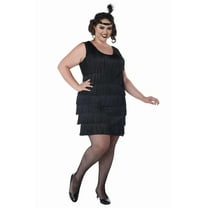 Flapper Fashion Women's Halloween Fancy-Dress Costume for Adult, Plus Size