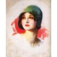 thumbnail image 1 of Flapper Girl - CANVAS OR WALL ART PRINT, 1 of 1