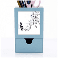 thumbnail image 1 of Flappg Purple Music Notes White Desk Supplies Organizer Pen Holder Card, 1 of 3