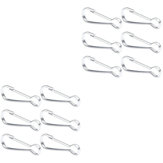 Flappole Hook Clip Flag Hooks Clips for Flagpole Rope Hardware Parts Metal 30 Pcs
