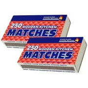 Flare 2 Pack Strike On Box Matches, 500 Count, 250 Per Box