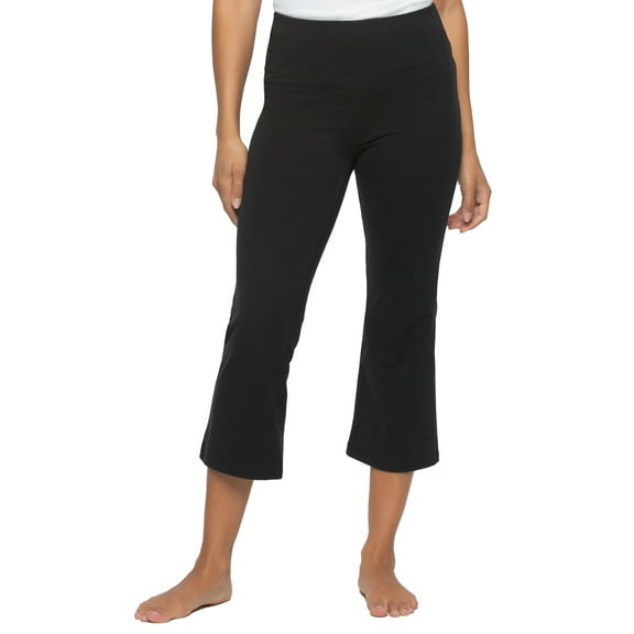 Flare Capri Legging 2-Pack (Black, Small)