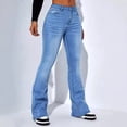 thumbnail image 1 of Flare Jeans for Women Women's Bootcut Bell Bottom Jeans High Waisted Stretch Slimming Bell Bottoms Jeans, 1 of 8
