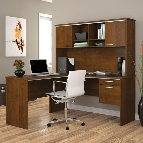 BeStar Style and Simplicity L-desk, 2-Drawer