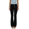 thumbnail image 1 of Flare Leg Jeans for Women, Audhol Women's Flare Bell Bottom Jeans Mid-High Waisted Stretch Wide Leg Denim Pants Bootcut Jeans for Women Black L, 1 of 6