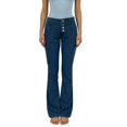 thumbnail image 1 of Flare Leg Jeans for Women, Audhol Women's Flare Bell Bottom Jeans Mid-High Waisted Stretch Wide Leg Denim Pants Bootcut Jeans for Women Blue S, 1 of 6