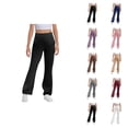 thumbnail image 1 of Flare Leggings for Girls 2025 Fashion High Waisted Bootcut Yoga Pants Bell Bottoms Leggings Kids Dress Pants, 1 of 5
