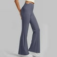 thumbnail image 1 of Flare Leggings for Women High Waist Bootcut Yoga Pants Workout Lounge Stretch Soft Comfy Athleisure Compression Leggings, 1 of 6