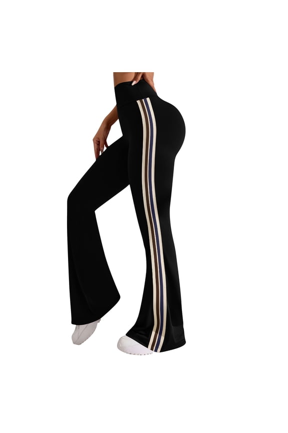 Flare Leggings for Women Yoga Pants with Pockets High Waisted Leggings Bootcut Casual Yoga Pants Women's Casual Elastic Sports Flare Pants